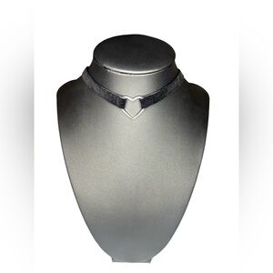 Velvet Heart Choker Necklace